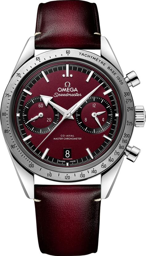 omega speedmaster cream dial|omega speedmaster 57 red gold.